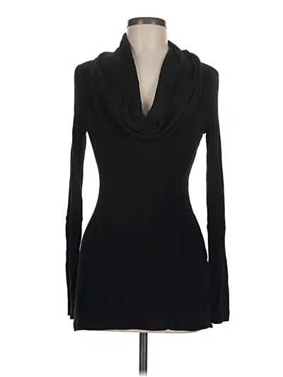 Pre-owned Splendid Turtleneck Sweater In Black