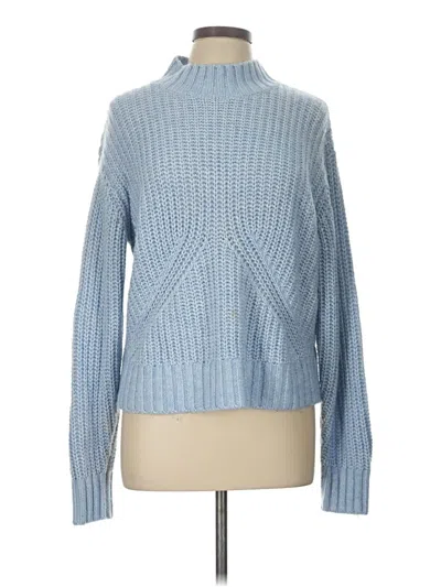 Pre-owned Splendid Turtleneck Sweater In Blue