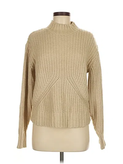 Pre-owned Splendid Turtleneck Sweater In Brown