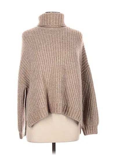 Pre-owned Splendid Turtleneck Sweater In Brown