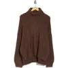 Splendid Turtleneck Sweater In Chocolate