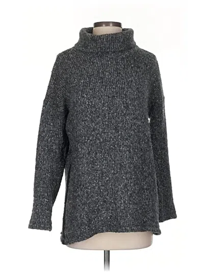 Pre-owned Splendid Turtleneck Sweater In Gray