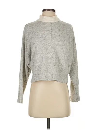 Pre-owned Splendid Turtleneck Sweater In Gray