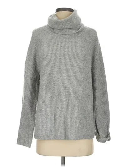 Pre-owned Splendid Turtleneck Sweater In Gray