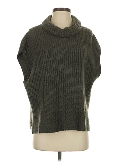 Pre-owned Splendid Turtleneck Sweater In Green