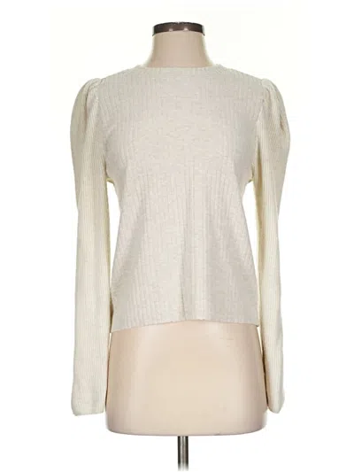 Pre-owned Splendid Turtleneck Sweater In Ivory
