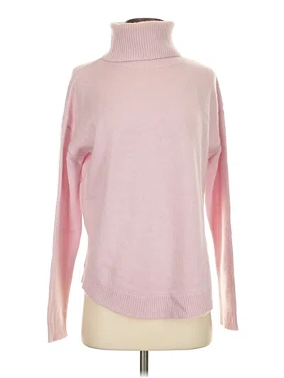 Pre-owned Splendid Turtleneck Sweater In Pink