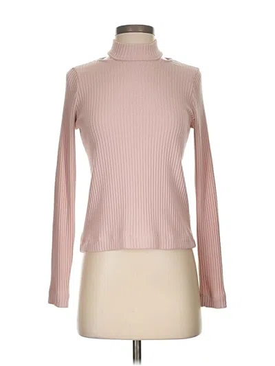 Pre-owned Splendid Turtleneck Sweater In Pink