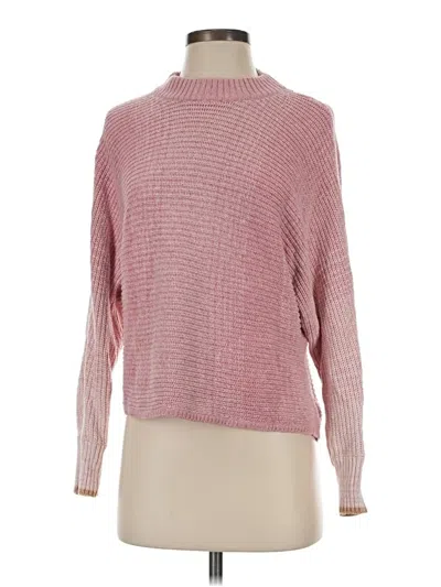 Pre-owned Splendid Turtleneck Sweater In Pink