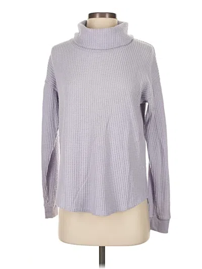 Pre-owned Splendid Turtleneck Sweater In Purple