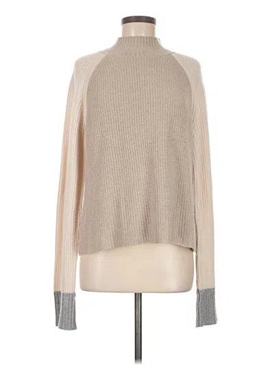 Pre-owned Splendid Turtleneck Sweater In Tan