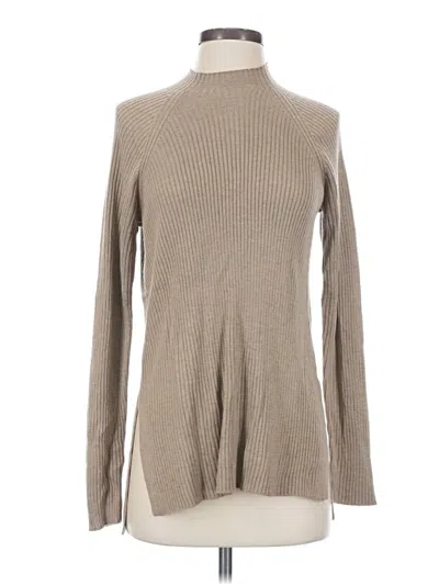 Pre-owned Splendid Turtleneck Sweater In Tan