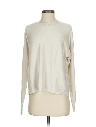 Pre-owned Splendid Turtleneck Sweater In White