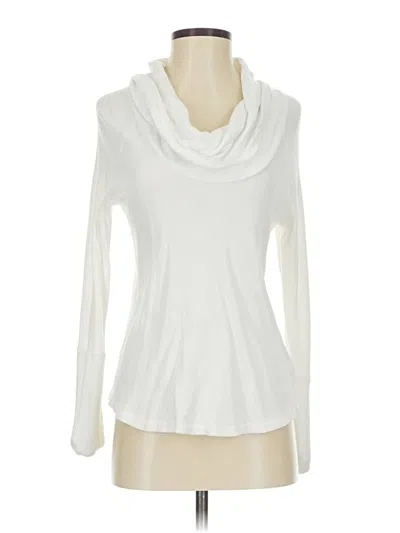 Pre-owned Splendid Turtleneck Sweater In White