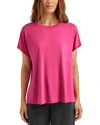 Splendid Tyra Short Sleeve Tee In Fuchsia