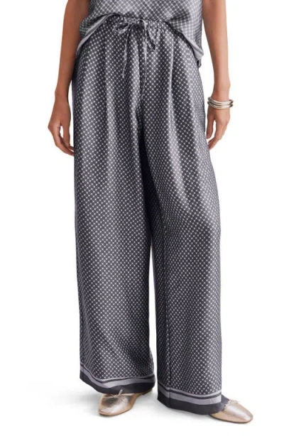 Splendid Valerie Geo Print Drawstring Pants In Red