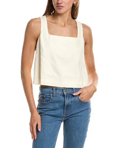 Splendid Valerie Linen-blend Tank In White