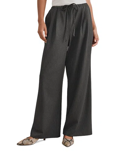Splendid Valerie Pleated Wide Leg Pants In Purple