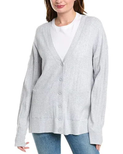 Splendid Veronica Cable Cardigan In Grey