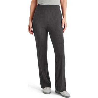 Splendid Veronica Cable Stitch Pants In Lead