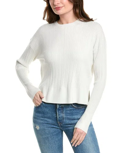 Splendid Veronica Cable Sweater In Brown