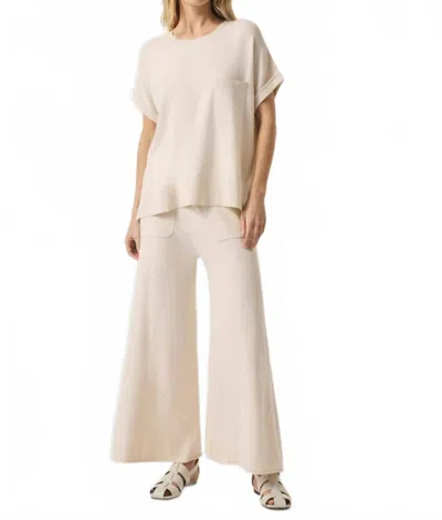 Splendid Veronica Crop Wide Pant In Moonestone In Neutral