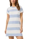 Splendid Veronica Stripe Sweater Minidress In Blue
