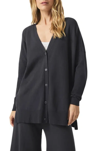 Splendid Veronica Tunic Cardigan In Lead