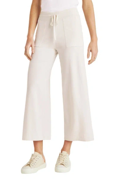 Splendid Veronica Wide Leg Sweater Pants In Moonstone