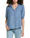 Splendid Toulouse Puff Sleeve Button-up Shirt