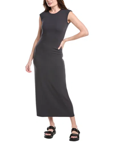 Splendid Waffle Scuba Dress In Black