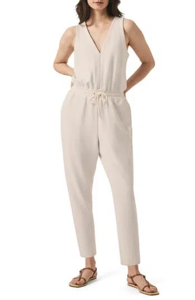SPLENDID SPLENDID WAFFLE SCUBA KNIT JUMPSUIT