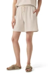 Splendid Angie Tie Waist Chambray Shorts In Blue