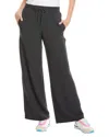 Splendid Tie Waist Wide Leg Sweatpants In Black