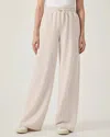 Splendid Waffle Scuba Pants In Moonstone In Neutral