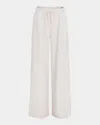 Splendid Waffle Scuba Pants In Moonstone