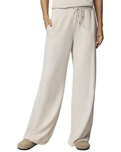 Splendid Waffle Scuba Wide Leg Pant In Neutral