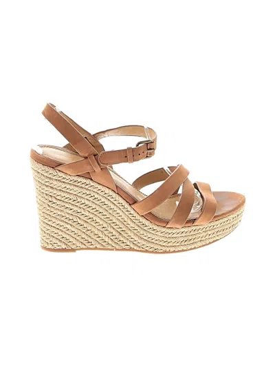 Pre-owned Splendid Wedges In Brown