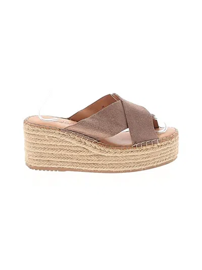 Pre-owned Splendid Wedges In Brown