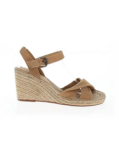 Pre-owned Splendid Wedges In Tan