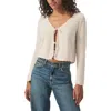 Splendid Wendy Tie Front Cotton & Silk Blend Cardigan