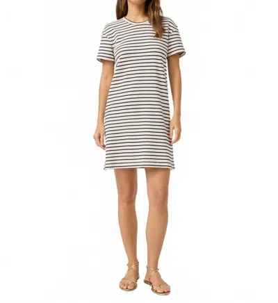 Splendid Whitney Stripe Dress In Navy In Neutral