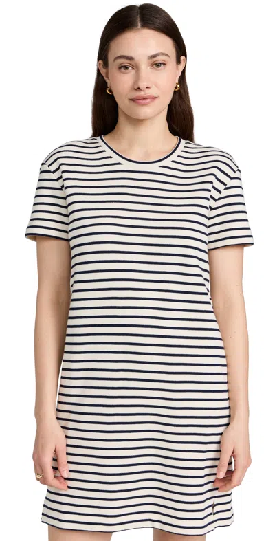 SPLENDID WHITNEY STRIPE DRESS NAVY/WHITE