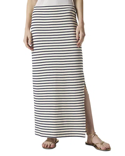 Splendid Whitney Stripe Maxi Dress In Navy/white