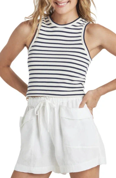 Splendid Whitney Stripe Tank In Navy/ White