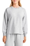 Splendid Crewneck Sweatshirt In Ice Heather Grey