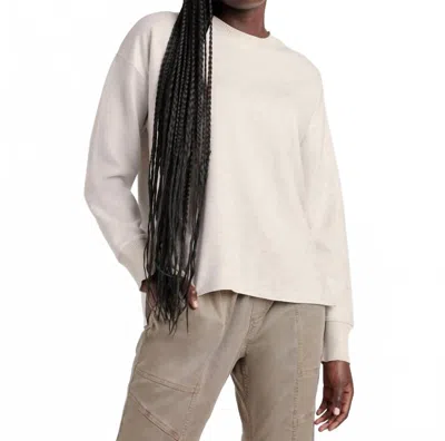 Splendid Winslow Crewneck Pullover Sweater In Pale Oak Heather In Neutral