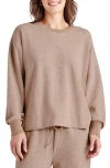 Splendid Crewneck Sweatshirt In Tawny Heather
