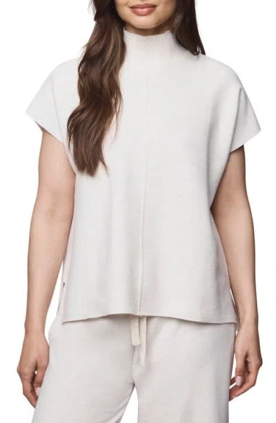 Splendid Winslow Mock Neck Pullover In White