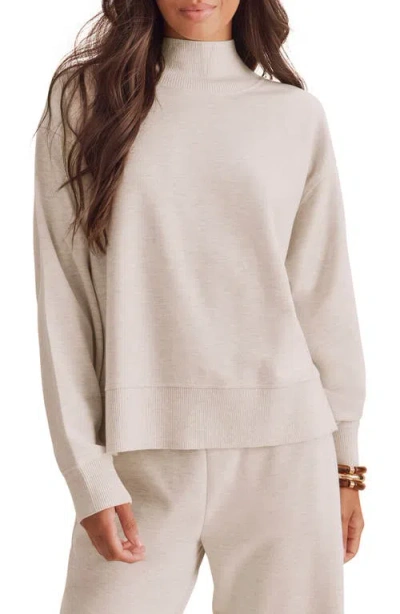 Splendid Winslow Mock Neck Sweater In Blue